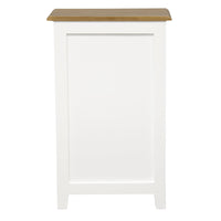Tasmania 3 Drawer Lamp Table (White Caramel)