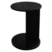 Brentwood Round Solid Timber Lamp Table (Black)