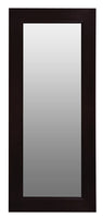 Toby Solid Mahogany Timber Standing Mirror (Chocolate)