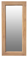 Manhattan Solid Timber Frame Standing Mirror - Nautral