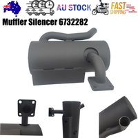 For Bobcat Muffler Exhaust System Pipe Manifold Flange 6732282 463 463C 463F S70