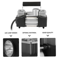 12V 150PSI Car Air Compressor Portable Tyre Deflator Inflator Pump 4WD Car Truck