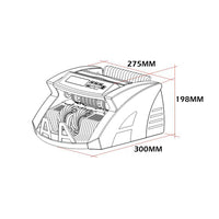 Australian currency notes Cash counter machine + Quantity digital display