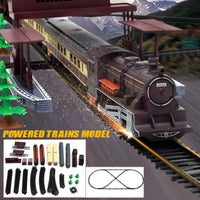 Electric Large Classic Train Set Rail Track Carriages Kids Vehicle Toy Gift