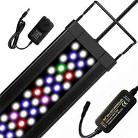 7-in-1 Aquarium Sand Washer Upgrade AU Plug / 15W 66LED RGBW Aluminum Shell Stand Light 40CM/28-Button Control