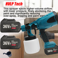 Cordless High Pressure Airless Spray Gun Paint Sprayer For Makita 18V Battery