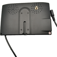 Wireless 4-Channel Split 7" Screen Monitor w/4 Reversing Camera Kit for Truck Trailer Bus