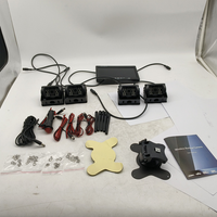 Wireless 4-Channel Split 7" Screen Monitor w/4 Reversing Camera Kit for Truck Trailer Bus