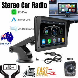 7inch PortableWireless Apple CarPlay Android Auto Touch Screen Car Radio Stereo AU