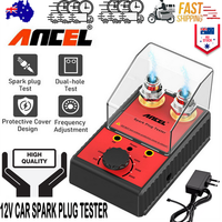 Ancel 12V Car Spark Plug Tester Auto Ignition System Tester Diagnostic Test Tool