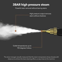 4000W Steam Cleaner Brush High Temperature Pressure Clean Steam Mechine AU Plug orange