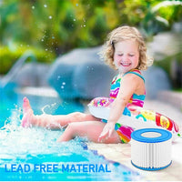 6PCS Replacement Bestway VI Filter Cartridge Inflatable Lay-Z-Spa Filters 58323