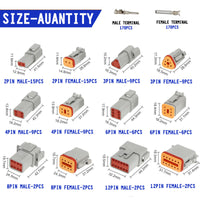 1700PCS Deutsch DT Connector DEUTSCH DT CONNECTOR PLUG KIT AU STOCK Connector