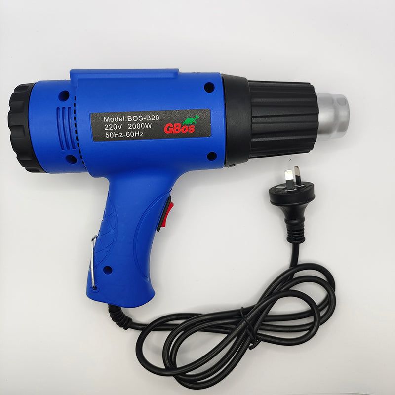 2000W Electric Heat Gun Hot Air W/9 Nozzles Heating Tool Kings Warehouse Australia