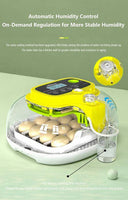 Automatic Egg Incubator 16-30 Eggs Chicken Duck Poultry Hatcher Breeder Candler