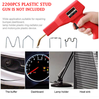 2200PCS Plastic Welder Garage Tool Hot Staple Staplers Bumper Repair Welding Kit