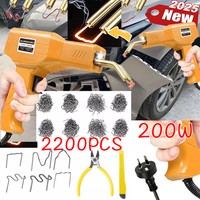 200W Plastic Welder Garage Tool Hot Staplers Cracke Bumper Repair Weld Machine