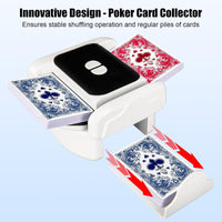 2 Deck Automatic Card Shuffler Board Game Poker Playing Cards Shuffling Machine