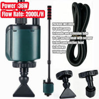 NEW 2000L/H 36W Aquarium Tool Electric Fish Tank Pump Water Changer Sand Washer AU