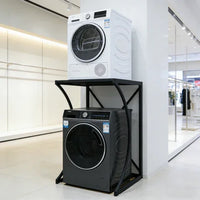 ORIGINAL Dryer Stand Maxi: Portable Dryer Rack Heavy Duty Steel Capacity Black for Washer/Dryer/Mini Fridge