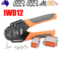 DT12 Crimper 4 Way Indent,8 Impression iCrimp Closed Barrel Type Deutsch Crimper