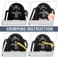 DT16 Crimper 4 Way Indent,8 Impression iCrimp Closed Barrel Type Deutsch Crimper