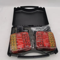 2X 7Pin LED Magnetic Wireless Trailer-TailLight Kit For Trailer Truck Automotive