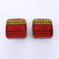 2X 7Pin LED Magnetic Wireless Trailer-TailLight Kit For Trailer Truck Automotive