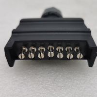 2X 7Pin LED Magnetic Wireless Trailer-TailLight Kit For Trailer Truck Automotive