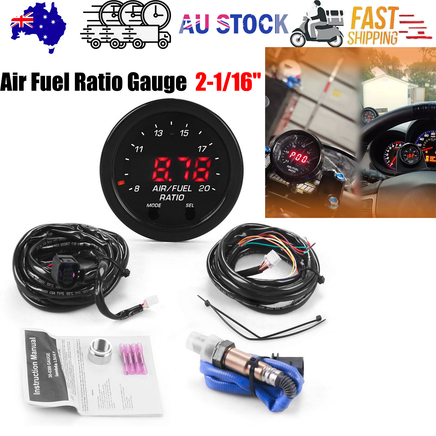 For Wideband Gauge X-Series 30-0300 AFR O2 UEGO Air Fuel Ratio Gauge  2-1/16" AU