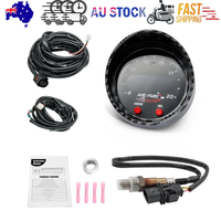 52mm AFR O2 UEGO Wideband Air Fuel Ratio Gauge Kit 30-0300 LSU 4.9 Probe Sensor