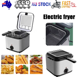 Electric Deep Fryer 2.5L French Frie Machine Oil Hot Pot Fried Chicken Grill