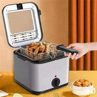 Electric Deep Fryer 2.5L French Frie Machine Oil Hot Pot Fried Chicken Grill