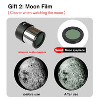 Pro Astronomical Telescope 114mm Aperture 875X Zoom HD High Resolution