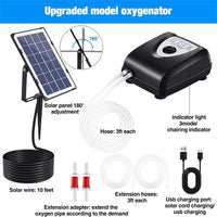 Solar Pond Pump Air Pump Solar Powered Pool Fish Tank Oxygenator Oxygen Aerator
