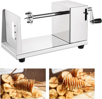 Potato Twister Tornado Slicer Cutter Stainless Steel Vegetable Spiral Machine