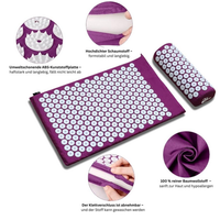 Purple Massage Acupressure Mat Yoga Sit Lying Mats Pain Stress Soreness Relax AU NEW