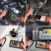 15M 8mm Lens Industrial Endoscope 1080P Digital Borescope Inspection Camera LED Lamp