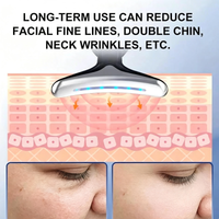 Rejuvenation Massager Neck Anti Wrinkle Face Beauty Device Skin Lifting Tighten White