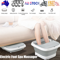 Electric Foot Spa Massager Footbath Pedicure Heat Soak Home Bath Tub Massage