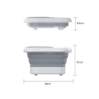 Electric Foot Spa Massager Footbath Pedicure Heat Soak Home Bath Tub Massage