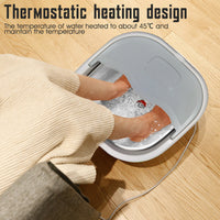 Electric Foot Spa Massager Footbath Pedicure Heat Soak Home Bath Tub Massage