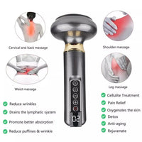 12 Levels Electric Cupping Massager Vacuum Suction GuaSha Anti Cellulite Beauty GRAY