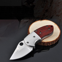 Small Mini Stainless Steel Folding Pocket Knife Keychain Blade Outdoor Survival Tactical Camping