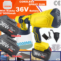 Cordless High Pressure Airless Spray Gun Paint Sprayer For Makita 36V Battery AU