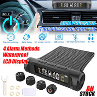 Car TPMS Wireless Car Tire Tyre Pressure Monitor System LCD Tester + 4 Sensors