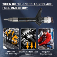 For Nissan YD25DDTI Navara D22 16600-EB70C Fuel Injector 095000-6250 095000-6251