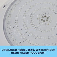 Resin Filled Swimming Pool LED Light 12V 55W RGB Remote Control Memory Function
