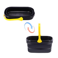 10L Washing/Storage Bucket Folding Portable Mop/Food/Drink Home/Outdoor Camping