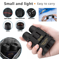 Mini Zoom Binoculars 30x60 Outdoor Travel Hunting Day/Night HD Vision Telescope